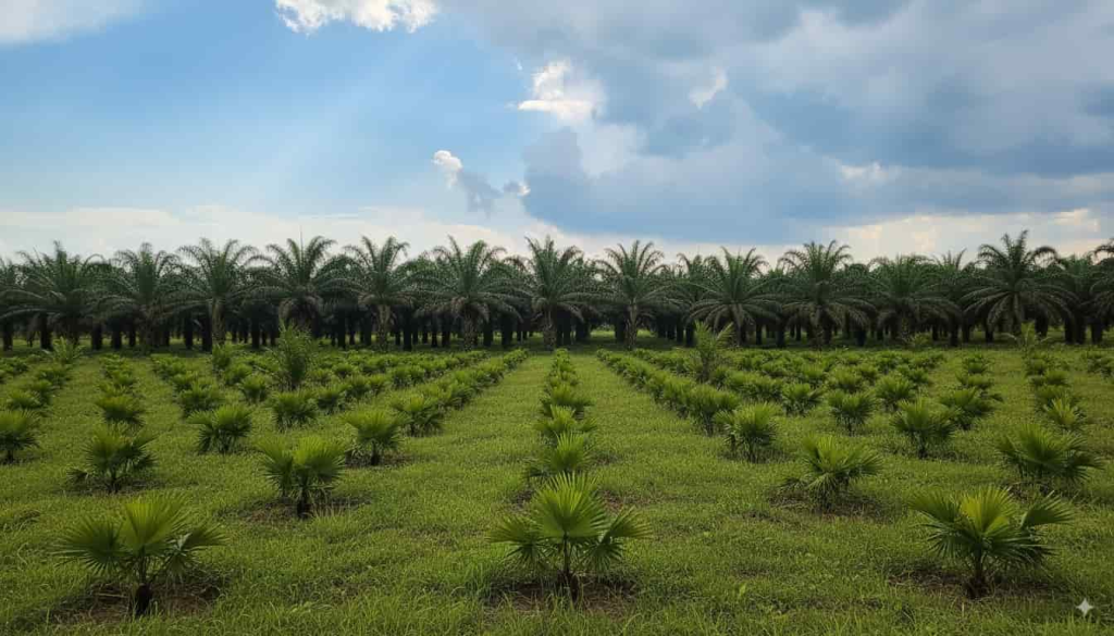 plantacion de palma aceitera