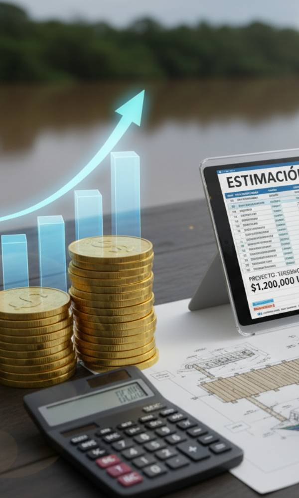 estimación de inversión de proyecto ruta