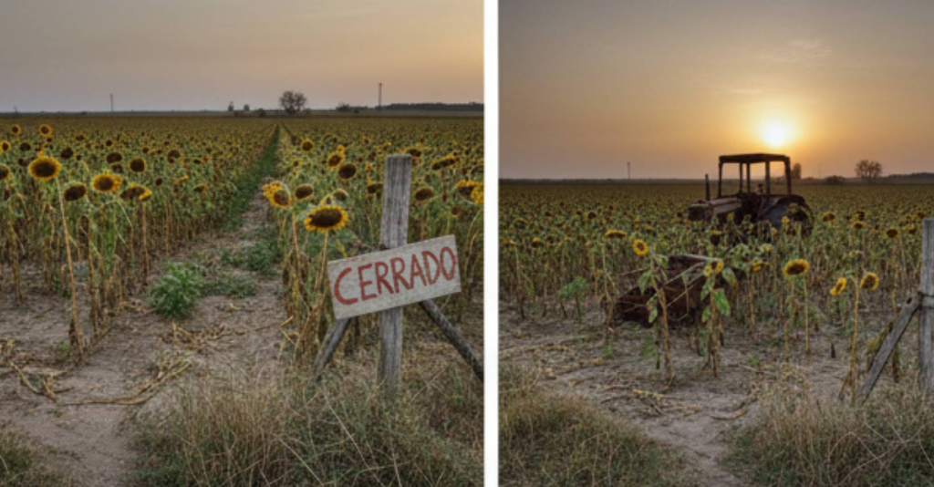 campo de tulipanes cerrado por falta de presupuesto