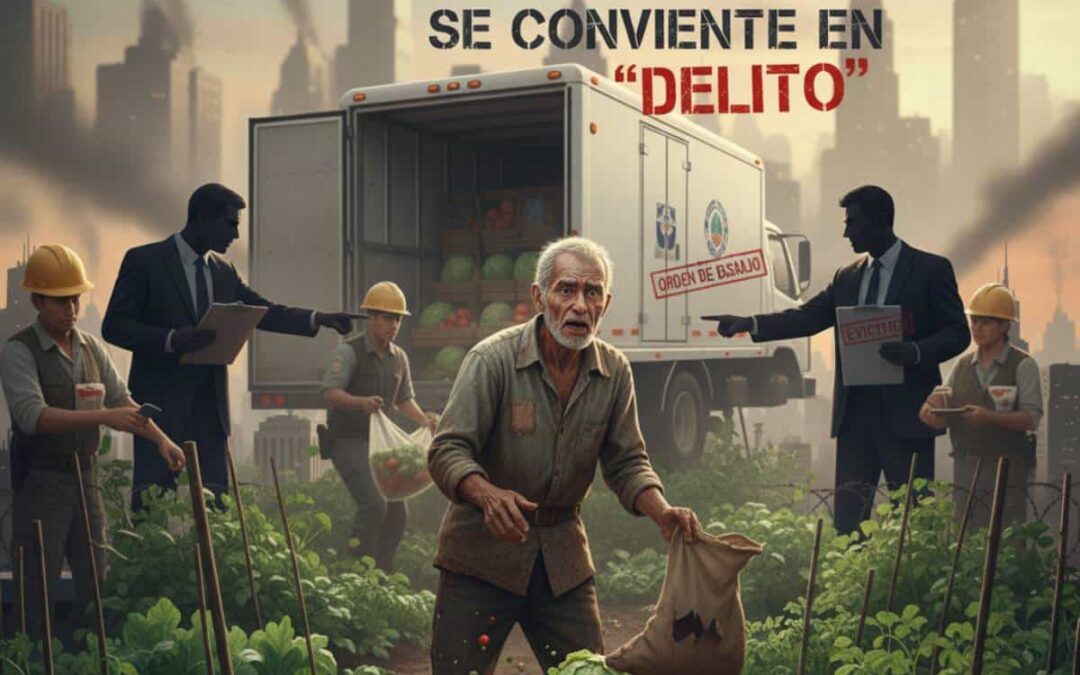 La Paradoja del Agricultor Urbano: Entre el Esfuerzo y la Persecución