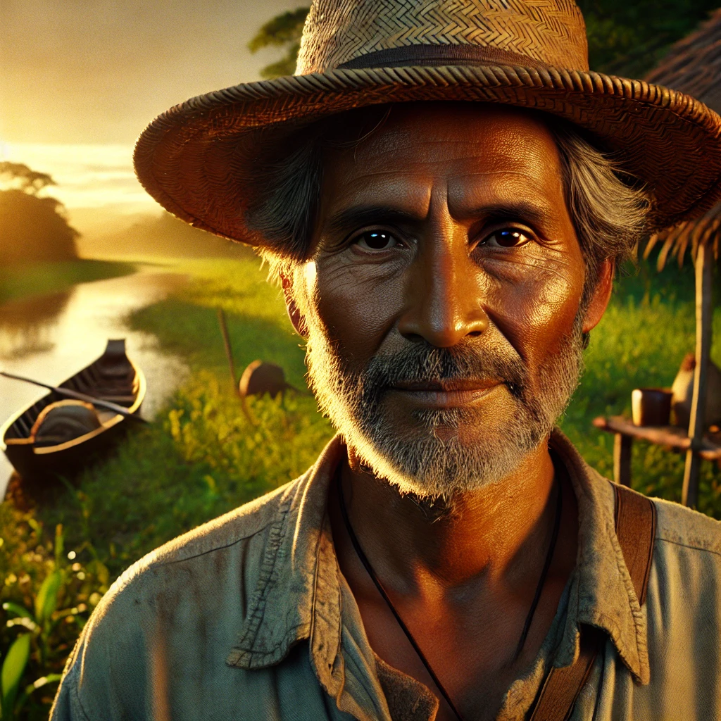 Los Agricultores que alimentan al mundo, agricultor en primer plano