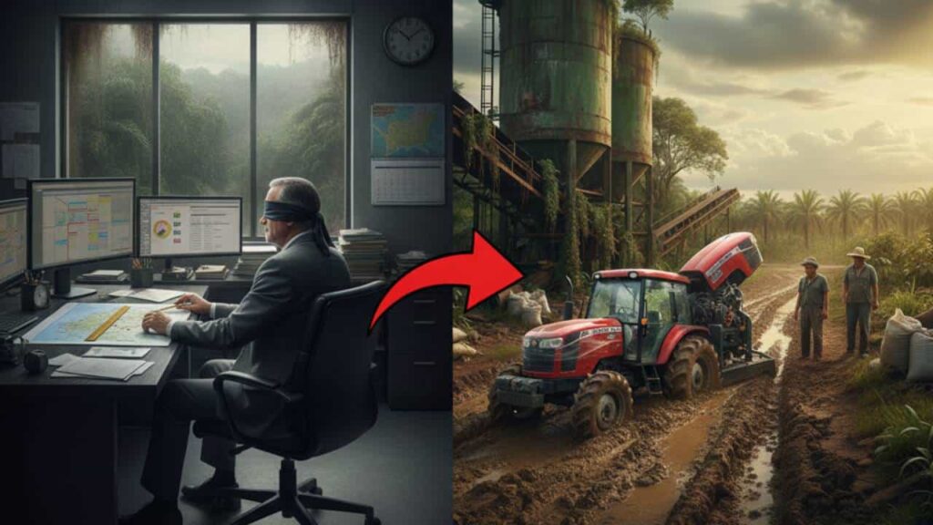 Dónde está el desarrollo agrario, funcionario deberia estar en campo